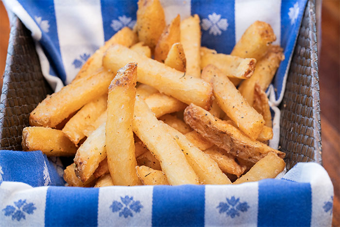 Duke's Seafood GMO-free french fries